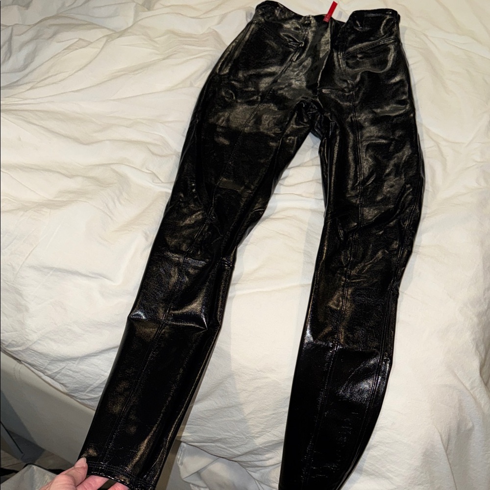 Spanks faux patent leather Women's leggings XS